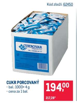 Cukr porcovaný