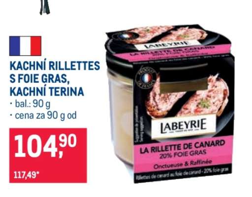 KACHNÍ RILLETTES S FOIE GRAS, KACHNÍ TERINA