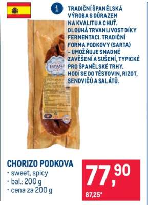 CHORIZO PODKOVA
