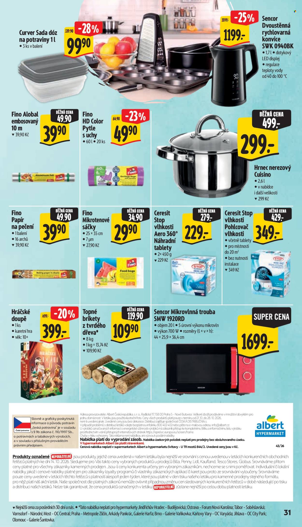 Leták Albert Hypermarket - 21.10.2026 - 27.10.2026. Strana 39