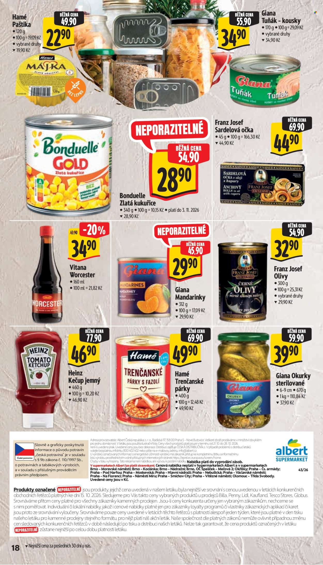 Leták Albert Supermarket - 21.10.2026 - 27.10.2026. Strana 26
