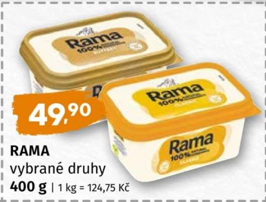 Rama vybrané druhy