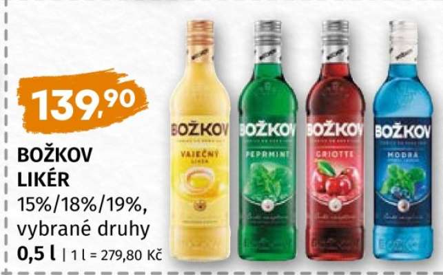 BOŽKOV Likér