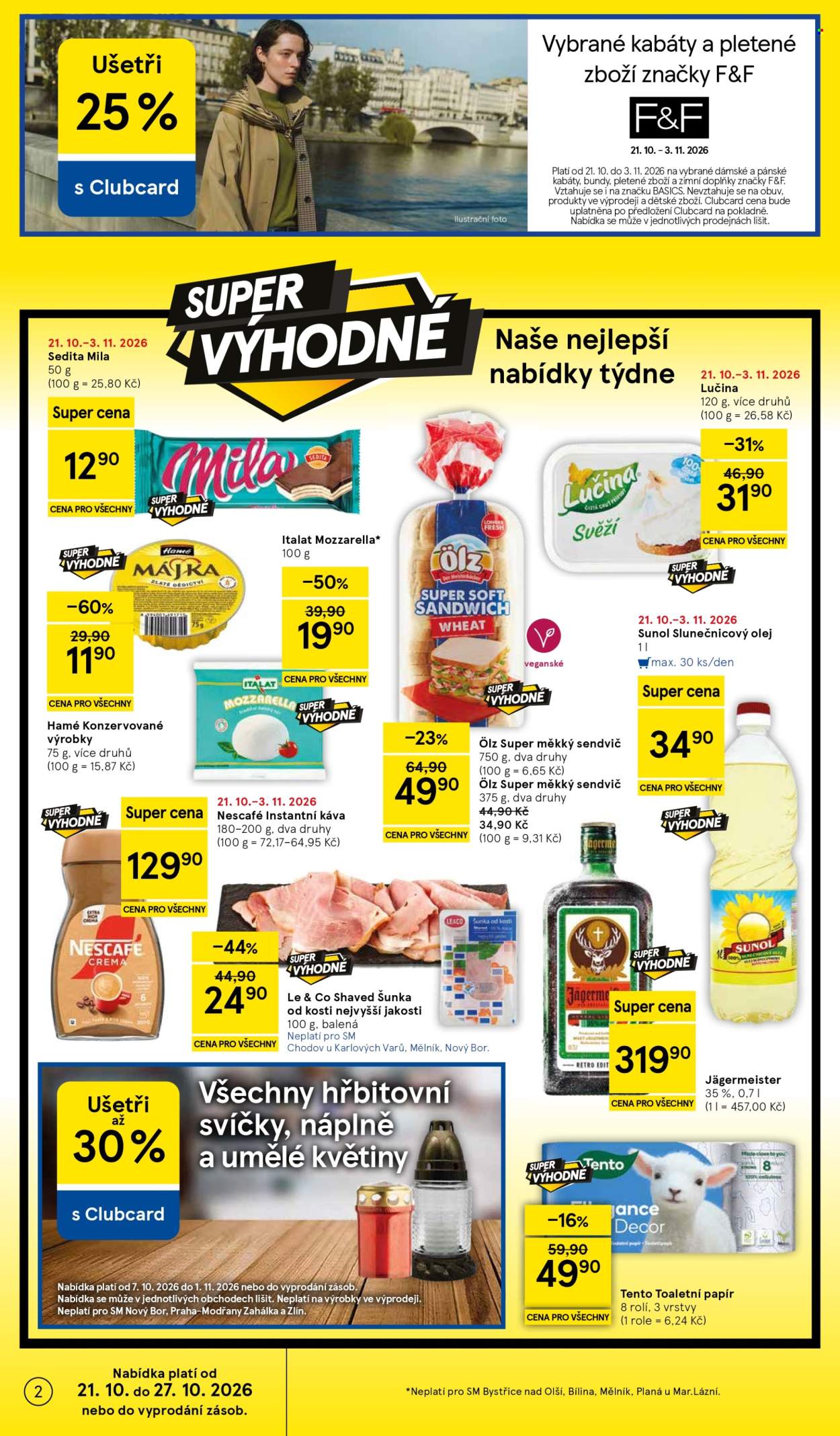 Leták TESCO supermarket - 21.10.2026 - 27.10.2026. Strana 2