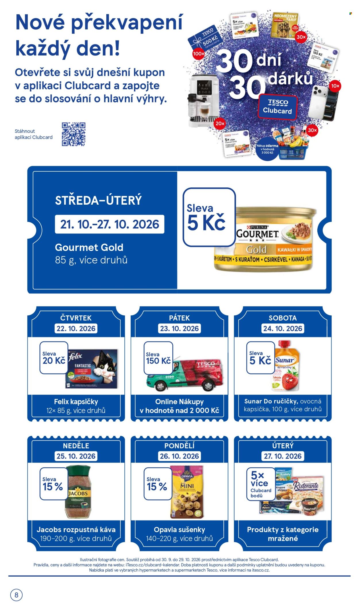 Leták TESCO supermarket - 21.10.2026 - 27.10.2026. Strana 8