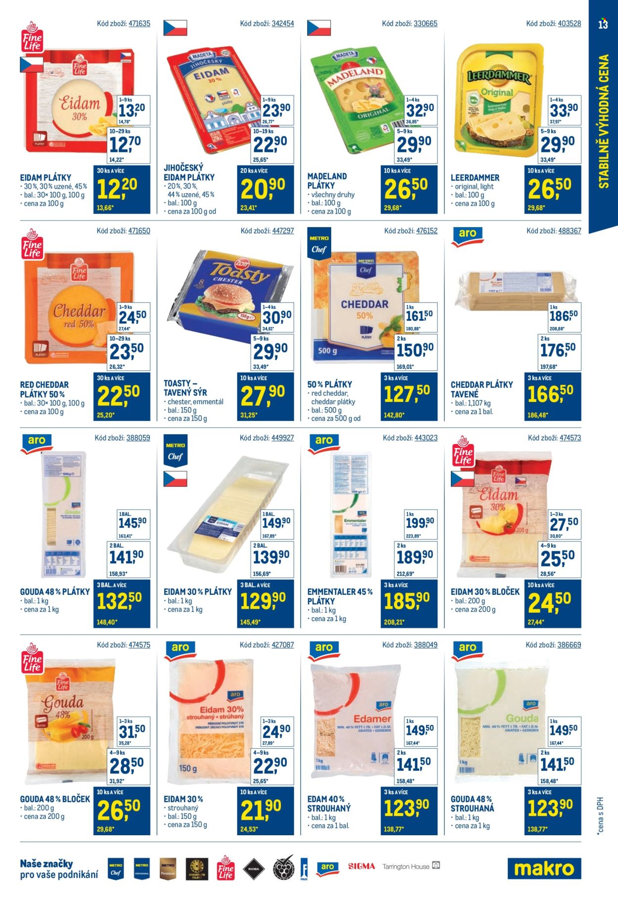 Leták MAKRO. Strana 13