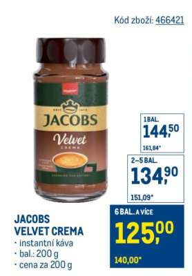 JACOBS VELVET CREMA