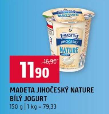 MADETA JIHOČESKÝ NATURE BÍLÝ JOGURT