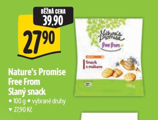Nature's Promise Free From Slaný snack