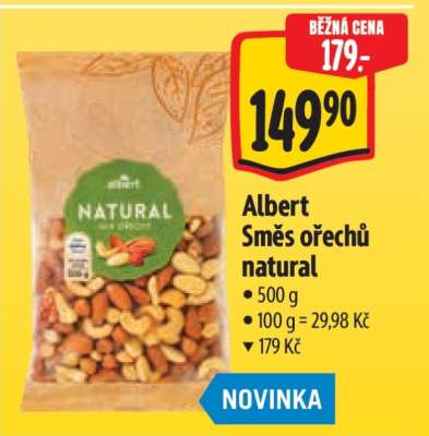 Albert Směs ořechů natural