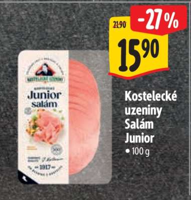 Kostelecké uzeniny Salám Junior