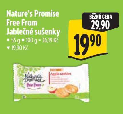 Nature’s Promise Free From Jablečné sušenky