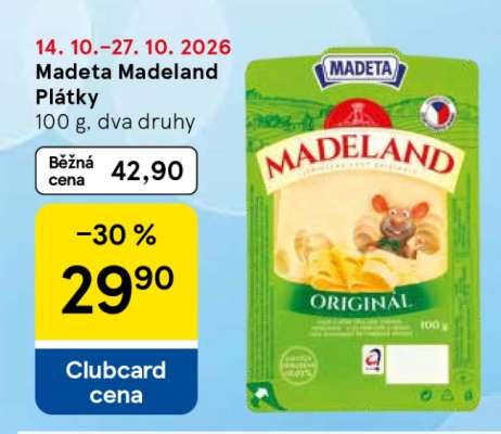 Madeta Madeland plátky