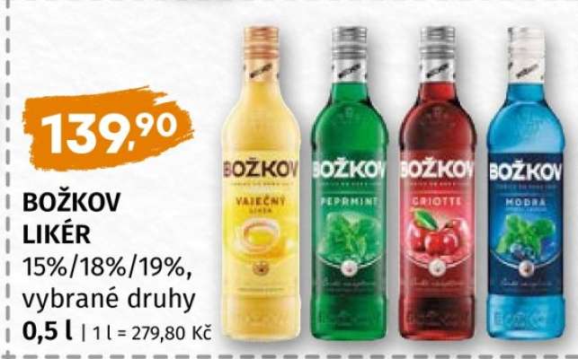 BOŽKOV Likér