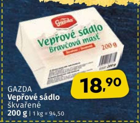 GAZDA Vepřové sádlo