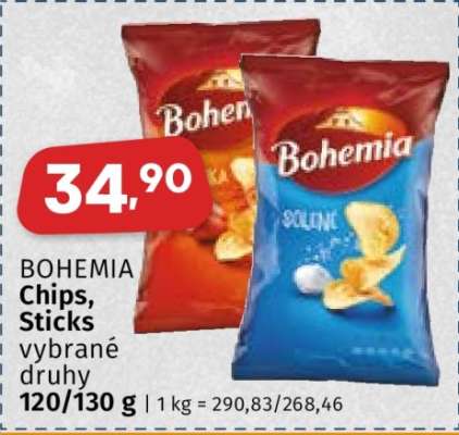 BOHEMIA CHIPS, STICKS