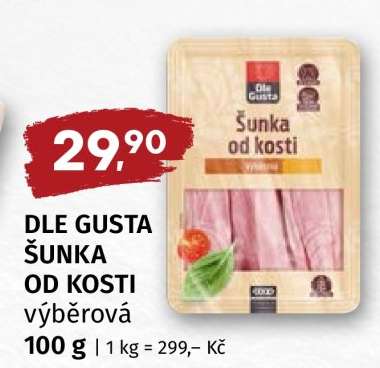 DLE GUSTA Šunka od kosti