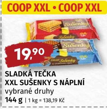 SLADKÁ TEČKA XXL Sušenky s náplní