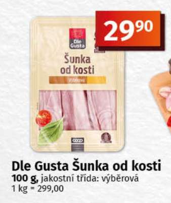 DLE GUSTA Šunka od kosti