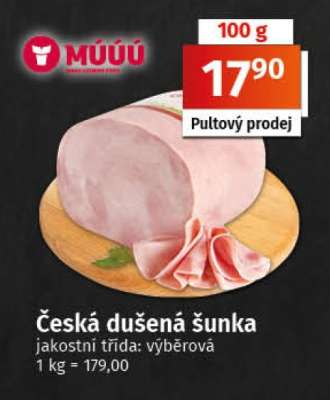 Česká dušená šunka