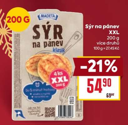 Sýr na pánev XXL