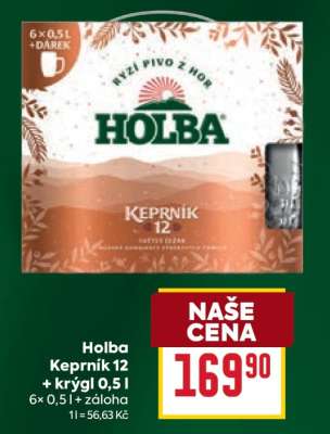Holba Keprník 12 + krýgl 0,5 l
