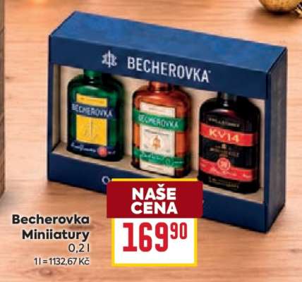 Becherovka Miniatury
