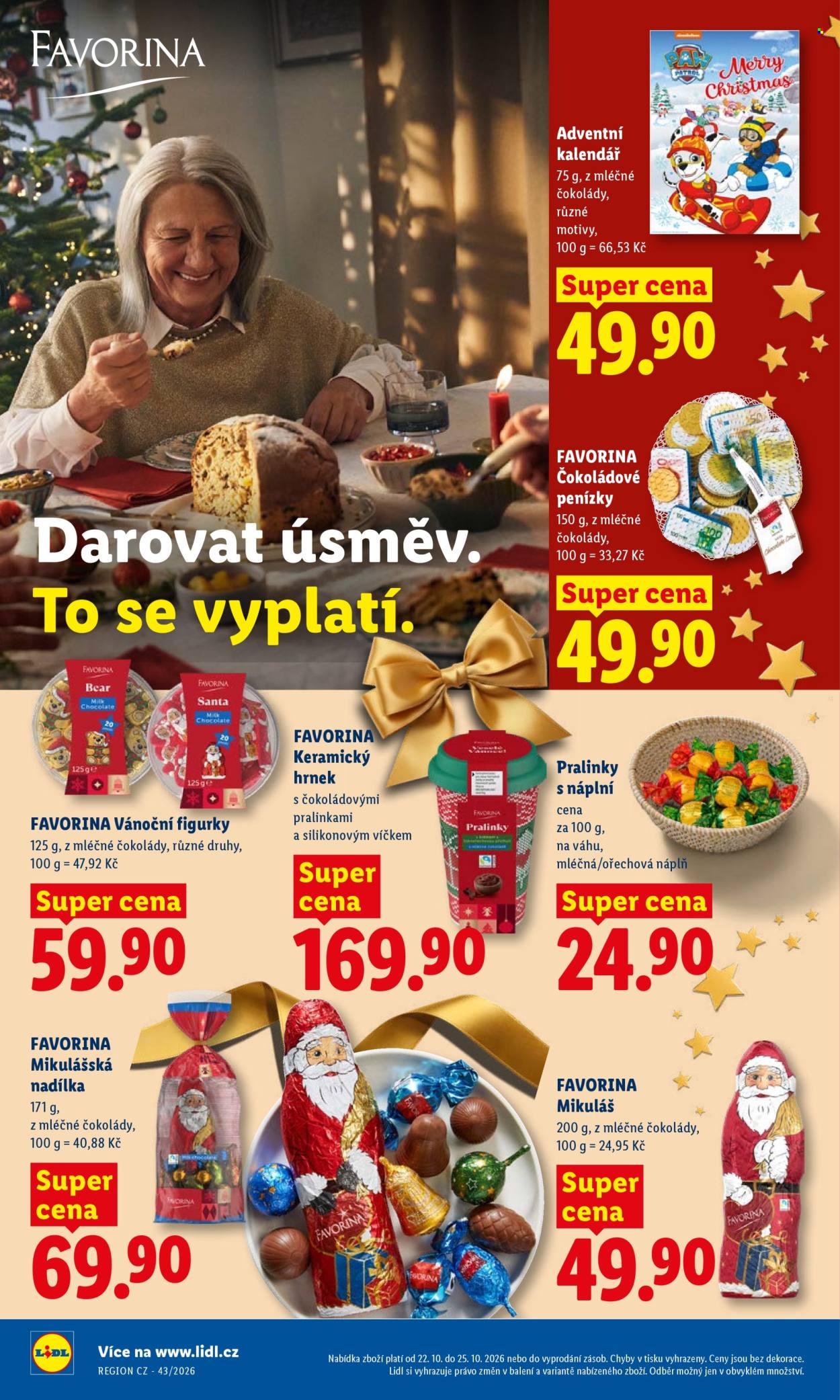 Leták Lidl - 22.10.2026 - 25.10.2026. Strana 4