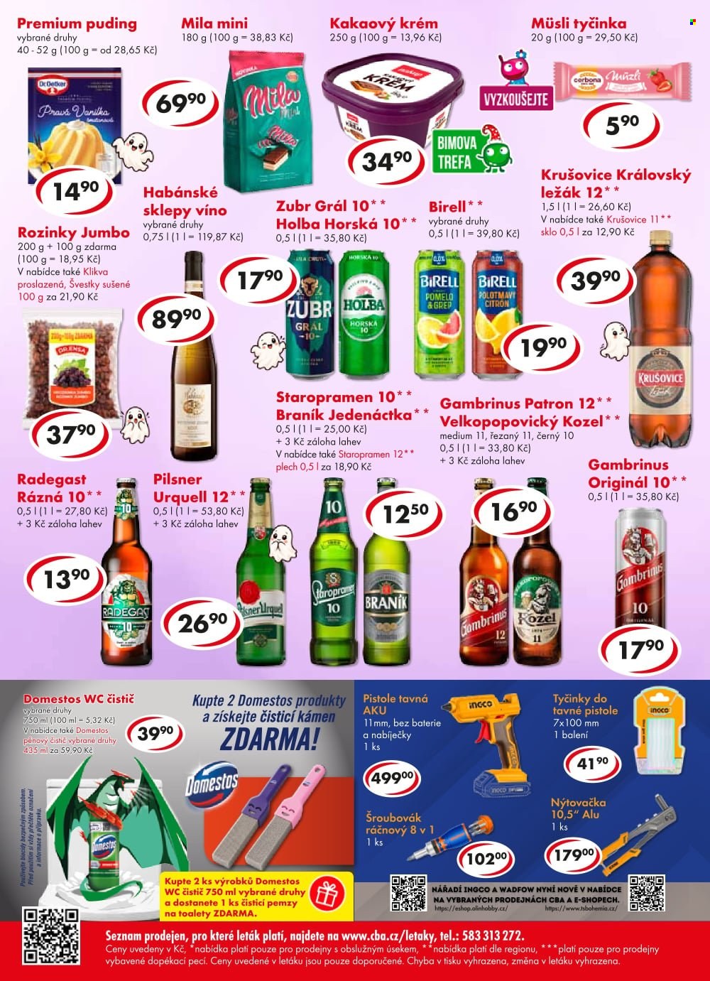 Leták CBA potraviny - 28.10.2026 - 8.11.2026. Strana 4