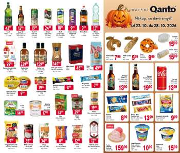 Leták Qanto market - 22.10.2026 - 28.10.2026.