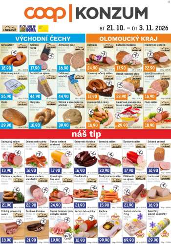 Leták Konzum - 21.10.2026 - 3.11.2026.