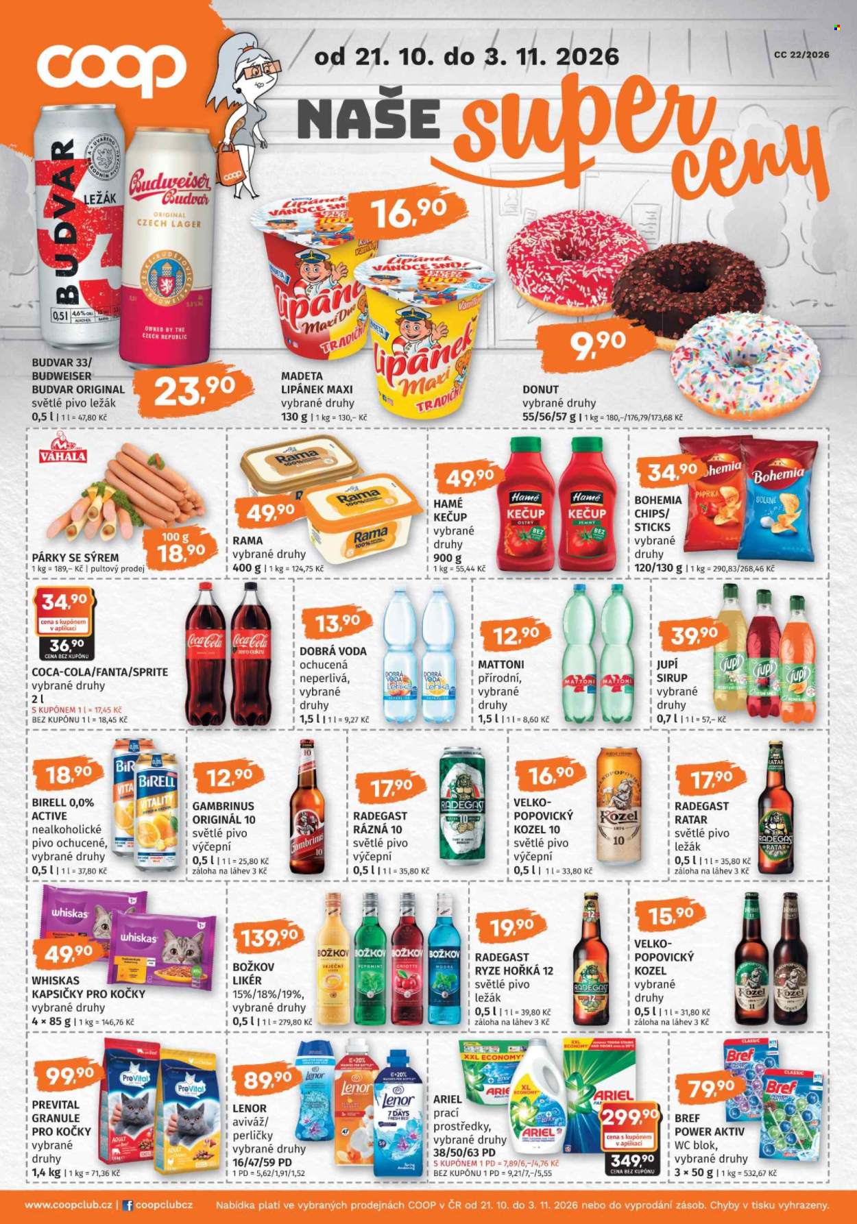 Leták Konzum - 21.10.2026 - 3.11.2026. Strana 4