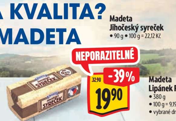 MADETA Jihočeský syreček