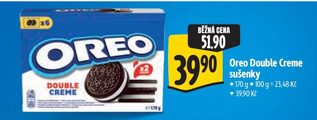 Oreo Double creme sušenky