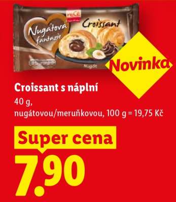 Croissant s náplní