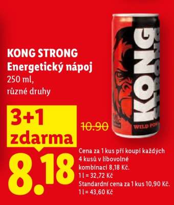 KONG STRONG Energetický nápoj