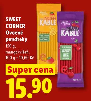 SWEET CORNER Ovocné pendreky