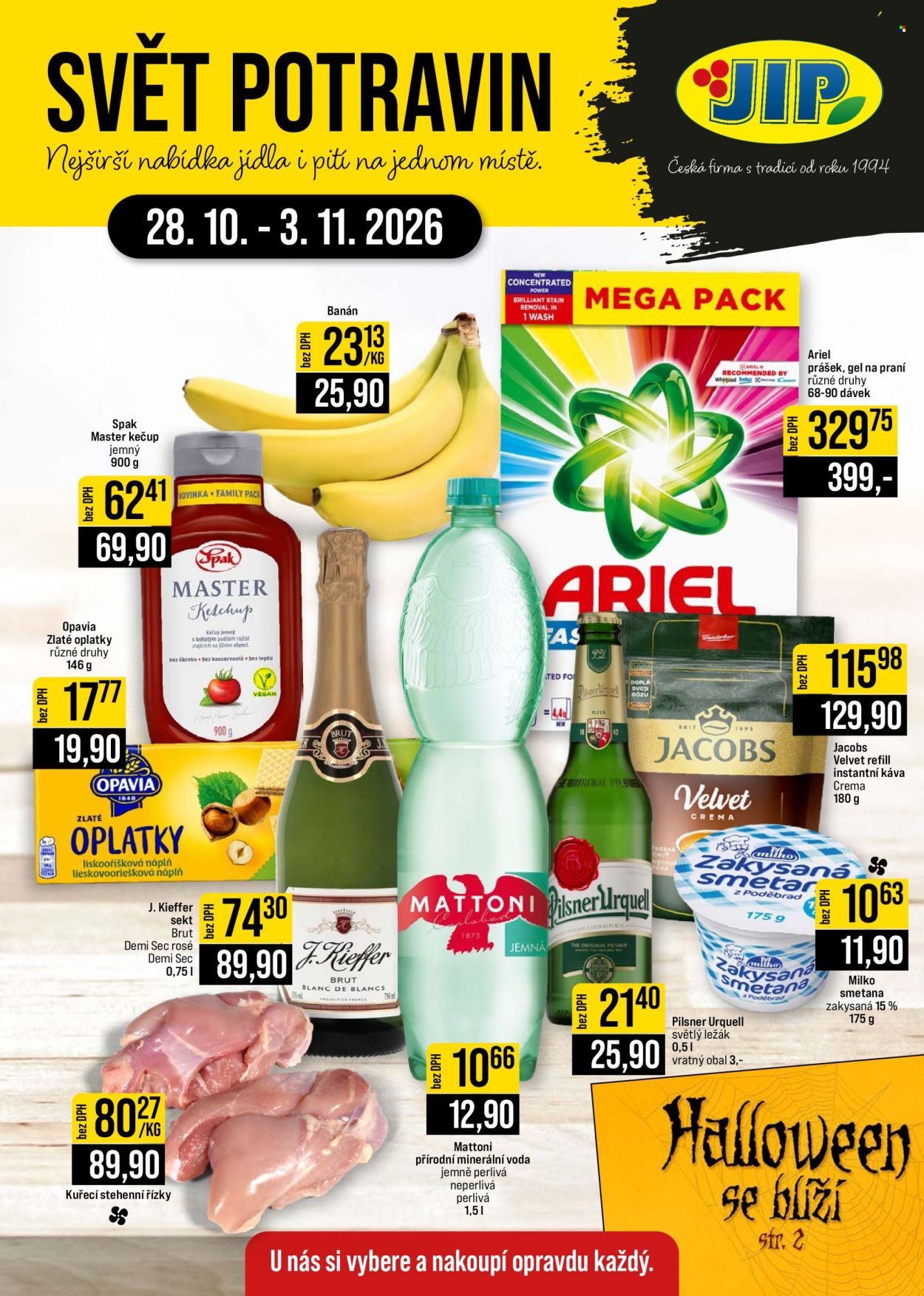 Leták JIP - 28.10.2026 - 3.11.2026. Strana 1