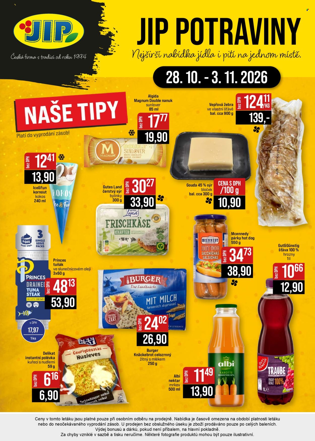 Leták JIP - 28.10.2026 - 3.11.2026. Strana 20
