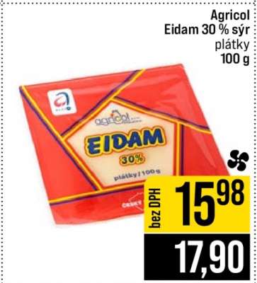 Agricol EIDAM 30 % Sýr