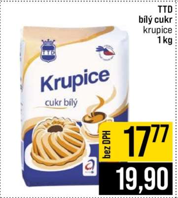 TTD bílý cukr krupice
