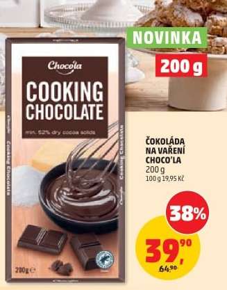 ČOKOLÁDA NA VAŘENÍ CHOCO‘LA