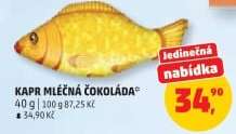 Kapr mléčná čokoláda