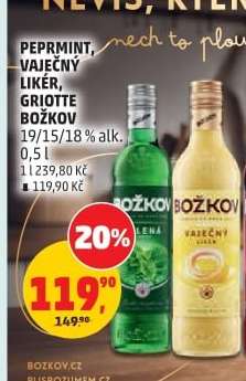 Peprmint, Vaječný likér, Griotte Božkov