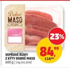 VEPŘOVÉ ŘÍZKY Z KÝTY DOBRÉ MASO