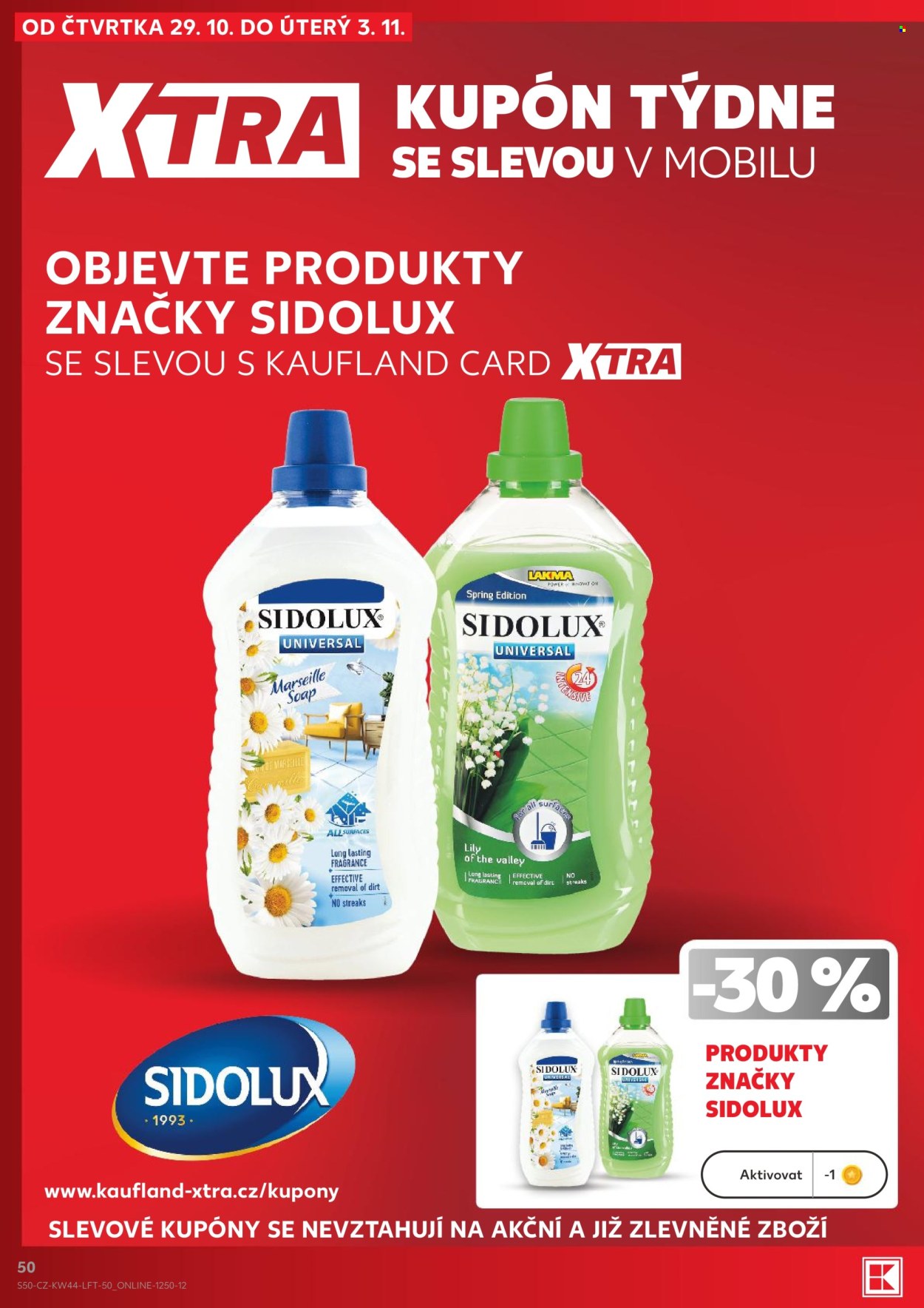 Leták Kaufland - 29.10.2026 - 3.11.2026. Strana 50