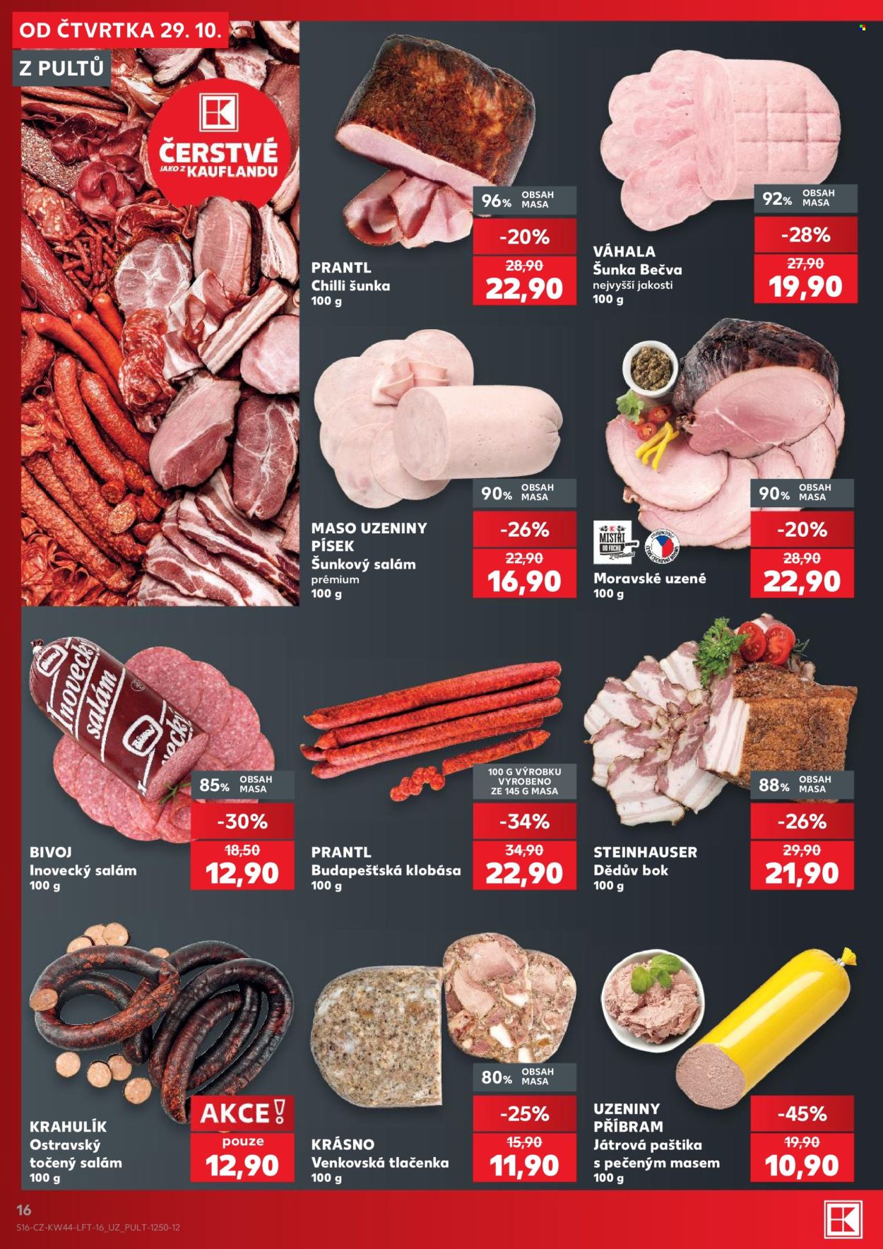 Leták Kaufland - 29.10.2026 - 3.11.2026. Strana 16