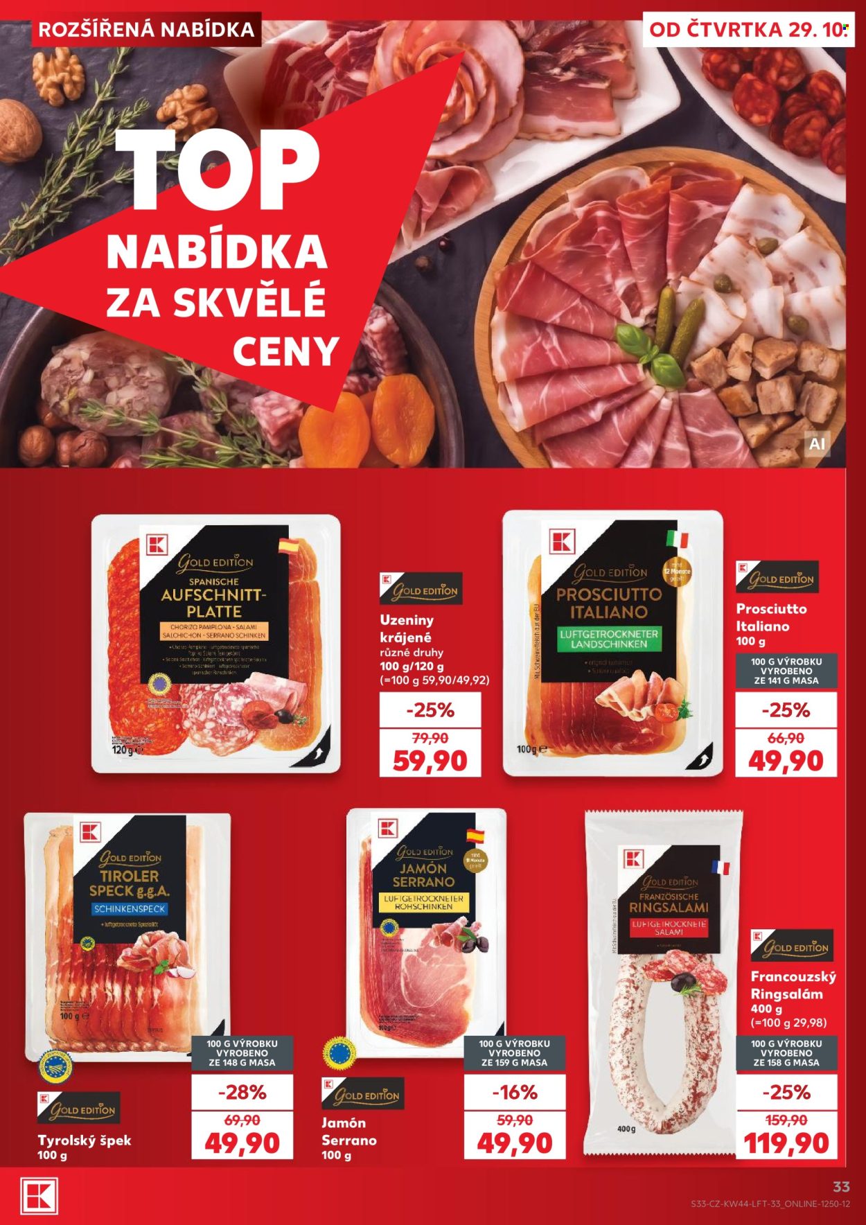 Leták Kaufland - 29.10.2026 - 3.11.2026. Strana 33