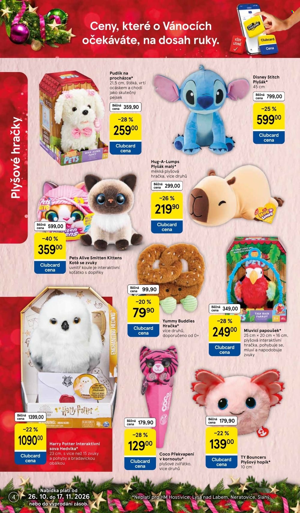Leták TESCO hypermarket - 26.10.2026 - 17.11.2026. Strana 4