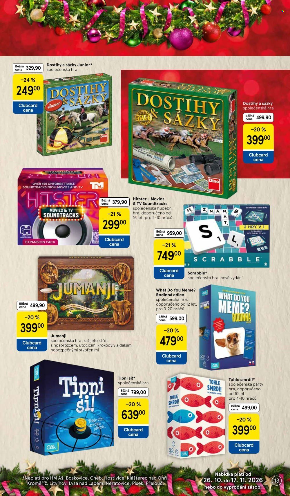 Leták TESCO hypermarket - 26.10.2026 - 17.11.2026. Strana 13